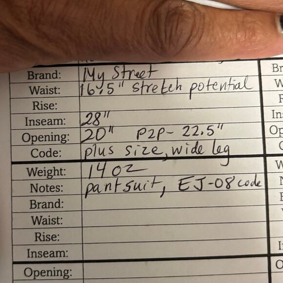 Ivy Street Plus Size Rust Wide Leg Jumpsuit 1X Boho Pantsuit Modern Boho Chic - Picture 9 of 9